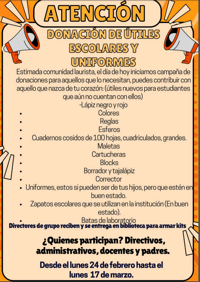 DonacionesUtilesEscolares